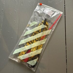 Gold and Black Off-White Lanyard